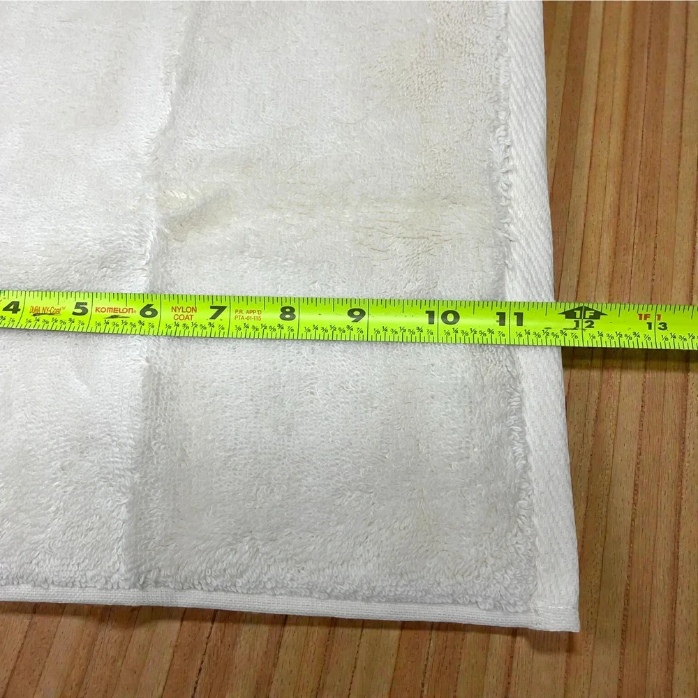 NEW Lot 2 The Citizenry Plush Face Towel Washcloth Organic Cotton Natural White